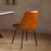 Nkuku Harsha Leather Dining Chair, Aged Tan
