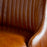 Nkuku Harsha Leather Dining Chair, Aged Tan
