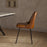 Harsha Leather Dining Chair, Aged Tan