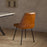 Harsha Leather Dining Chair, Aged Tan