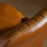Harsha Leather Dining Chair, Aged Tan