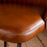 Harsha Leather Counter Chair, Aged Tan