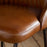 Harsha Leather Counter Chair, Aged Tan
