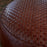 Farida Leather Weave Pouf