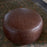 Farida Leather Weave Pouf