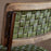 Amala Leather Weave and Iron Dining Chair, Rich Green
