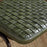 Amala Leather Weave and Iron Dining Chair, Rich Green