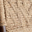 Vinay Jute and Wood Dining Chair, Chocolate