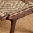 Vinay Jute and Wood Dining Chair, Chocolate