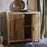 Tamia Reclaimed Wood Cabinet, Two Door