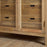 Artha Mango Wood & Glass Tall Display Cabinet, Natural Finish