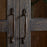 Valin Wide Mango Wood and Glass Cabinet, Charcoal