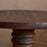 Laya Carved Wood Side Table, Chocolate Brown