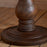 Laya Carved Wood Side Table, Chocolate Brown