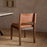Kusa Mango Wood and Leather Dining Chair