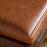 Kusa Mango Wood and Leather Dining Chair