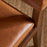 Kusa Mango Wood and Leather Dining Chair