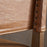 Kusa Mango Wood and Leather Dining Chair