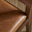 Kusa Mango Wood and Leather Dining Chair