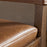 Kusa Mango Wood and Leather Dining Chair