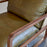 Baloo Acacia Wood and Leather Occasional Chair