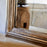 Yamuna Rectangular Mirror, Antique Brass