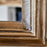 Yamuna Rectangular Mirror, Antique Brass