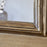 Yamuna Rectangular Mirror, Antique Brass
