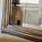 Yamuna Rectangular Mirror, Antique Brass