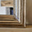Yamuna Rectangular Mirror, Antique Brass
