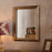 Yamuna Rectangular Mirror, Antique Brass