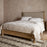 Sri Mango Wood Bed, Natural