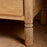 Sri Mango Wood Bedside Table, Natural Finish, Two Drawers