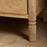 Sri Mango Wood Bedside Table, Natural Finish, Two Drawers