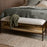 Sanja Cotton Upholstered Bench