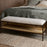 Sanja Cotton Upholstered Bench