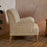 Zairya Jute and Cotton Armchair, Natural & Rust