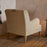 Zairya Jute and Cotton Armchair, Natural & Rust