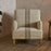Zairya Jute and Cotton Armchair, Natural & Rust
