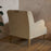Zairya Jute and Cotton Armchair, Natural & Rust
