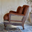 Abe Linen Deconstructed Armchair, Rust