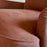 Abe Linen Deconstructed Armchair, Rust