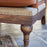 Abe Linen Deconstructed Armchair, Rust