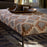 Yalin Upholstered Ottoman, Rust
