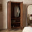 Anbu Acacia Wardrobe, Washed Walnut