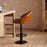 Lal Leather Swivel Counter Chair, Aged Tan
