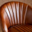 Lal Leather Swivel Counter Chair, Aged Tan