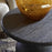 Vivan Grooved Side Table, Charcoal