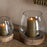 Ika Mango Wood & Recycled Glass Lantern, Candle Holder