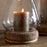 Ika Mango Wood & Recycled Glass Lantern, Candle Holder